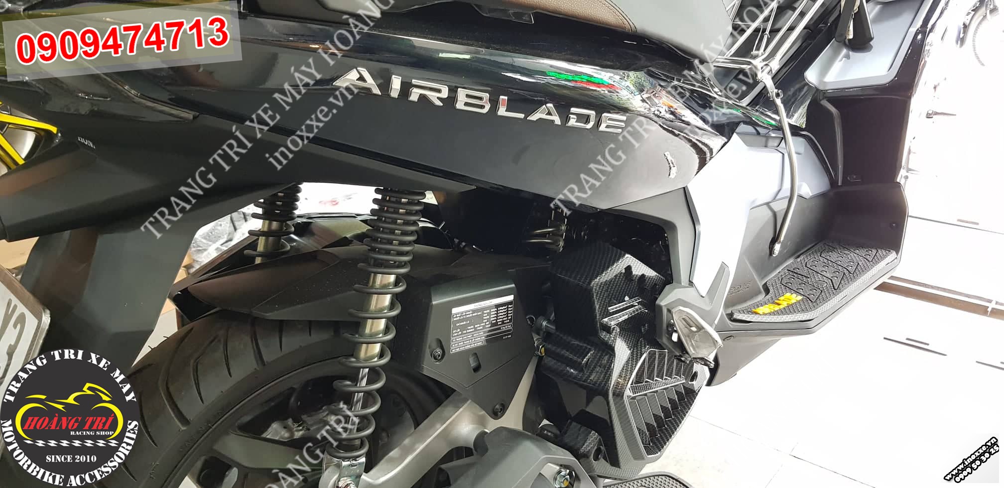 Phụ kiện trang trí Airblade 2020 - Ốp két nước sơn Carbon